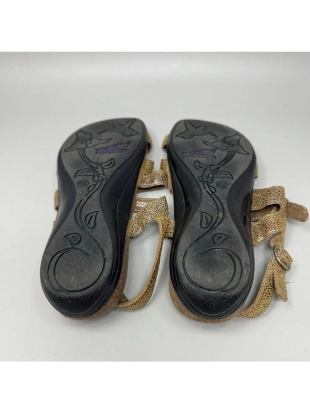 Dansko Jameson Brown Strappy Slingback Adjustable Sandals US Sz  8.5-9